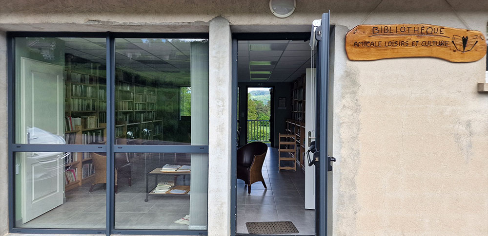 entrée de la bibliothèque